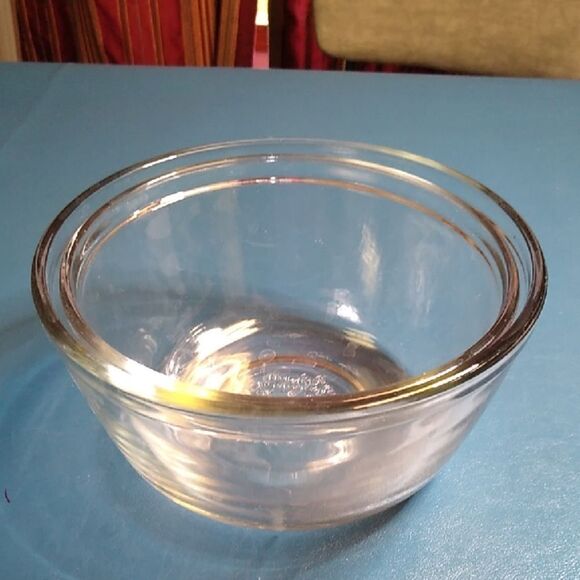 Anchor Hocking Clear Glass 1 QT and 1 1/2 QT Mixing Bowls Cottagecore - Picture 1 of 7